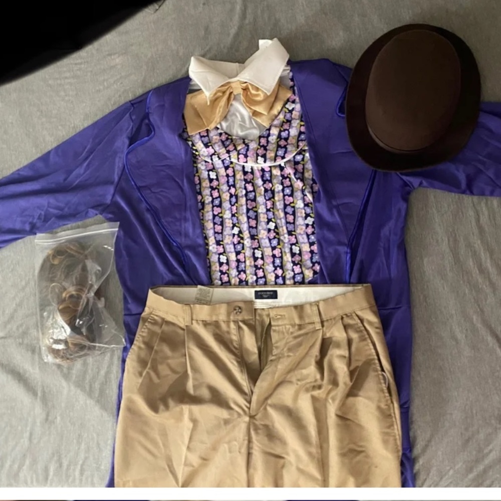 EUC Adult Willy Wonka Costume Size Large